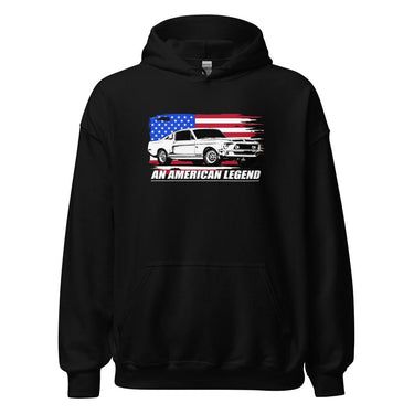 68 Mustang GT500 Hoodie in black